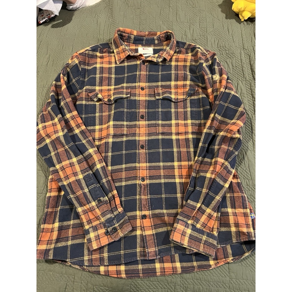 FjallRaven Men's Flannel Shirt Xl Relaxed Fit
